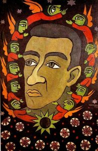 “Auto-Retrato”. Óleo sobre tela, 92 x 59,5 cm. 1964.
